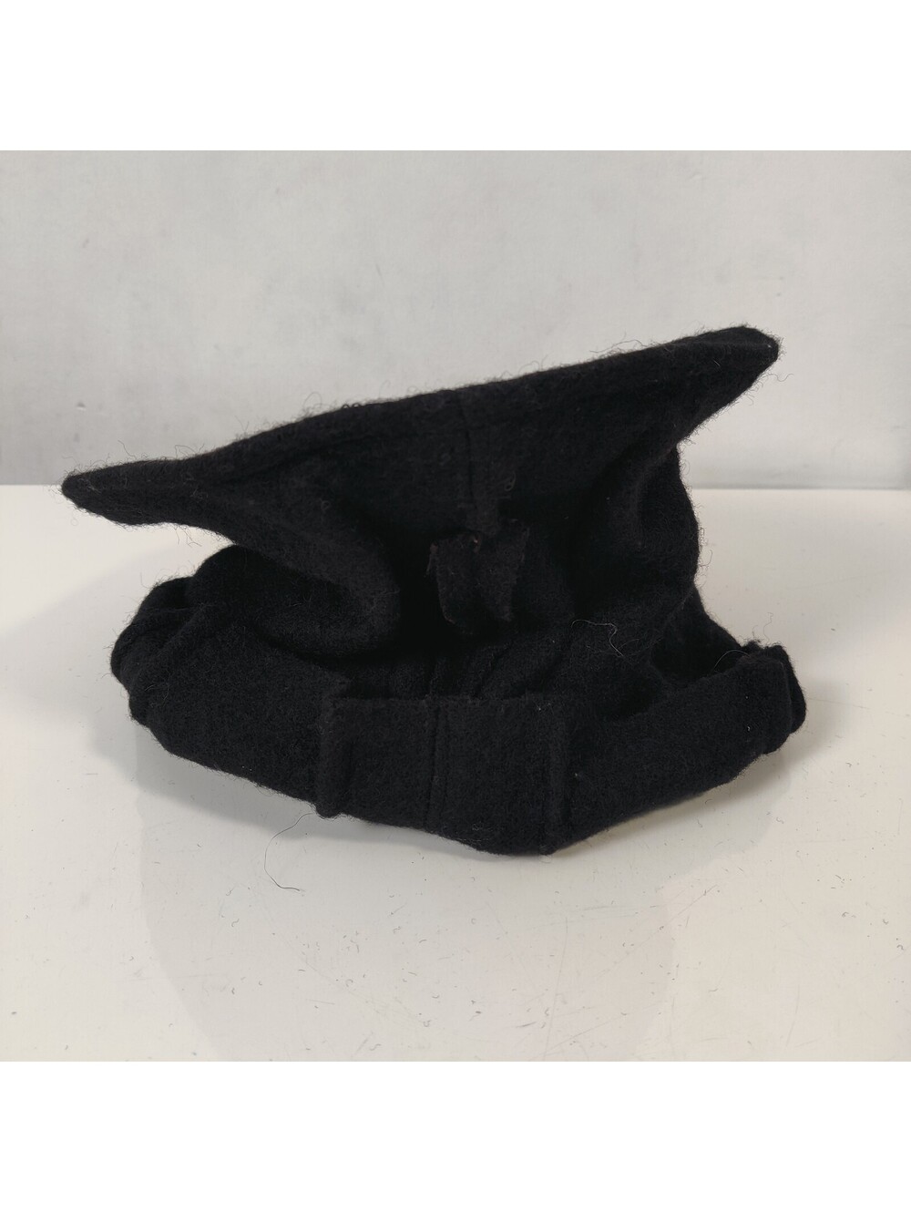 Authentic Chitral Cap House Black Wool Pakol Afghan Chitrali Traditional Hat